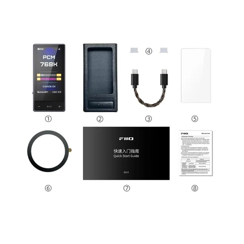 FIIO QX13 (F3011Q)  Titanium Gold