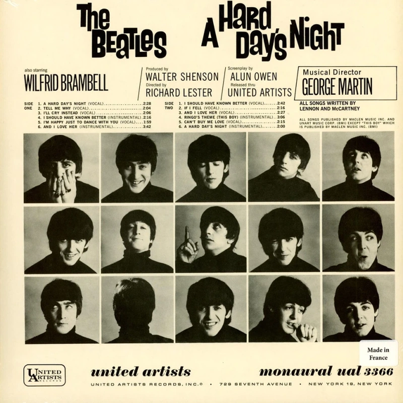 A Hard Day's Night (Original Motion Picture Sound Track) (Mono) 