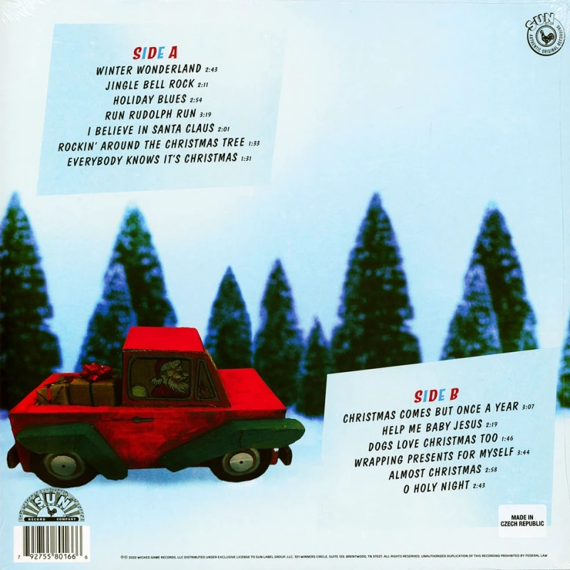 Everybody Knows It's Christmas (Cotton Candy Red & White Splatter Vinyl)