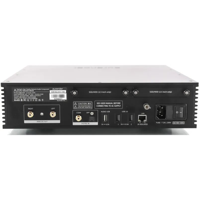 Aurender A200 4TB SSD Black